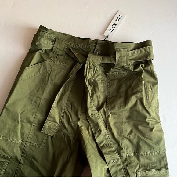 ALEX MILL Expedition Twill Pant Army Olive - Picture 3 of 4